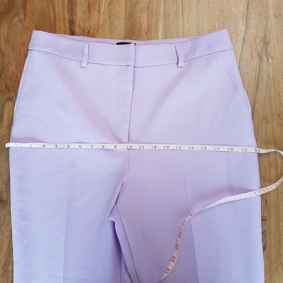 🌏 RIVER ISLAND • Purple Split Hem Flared Trousers • Sz 10 - Picture 12 of 13